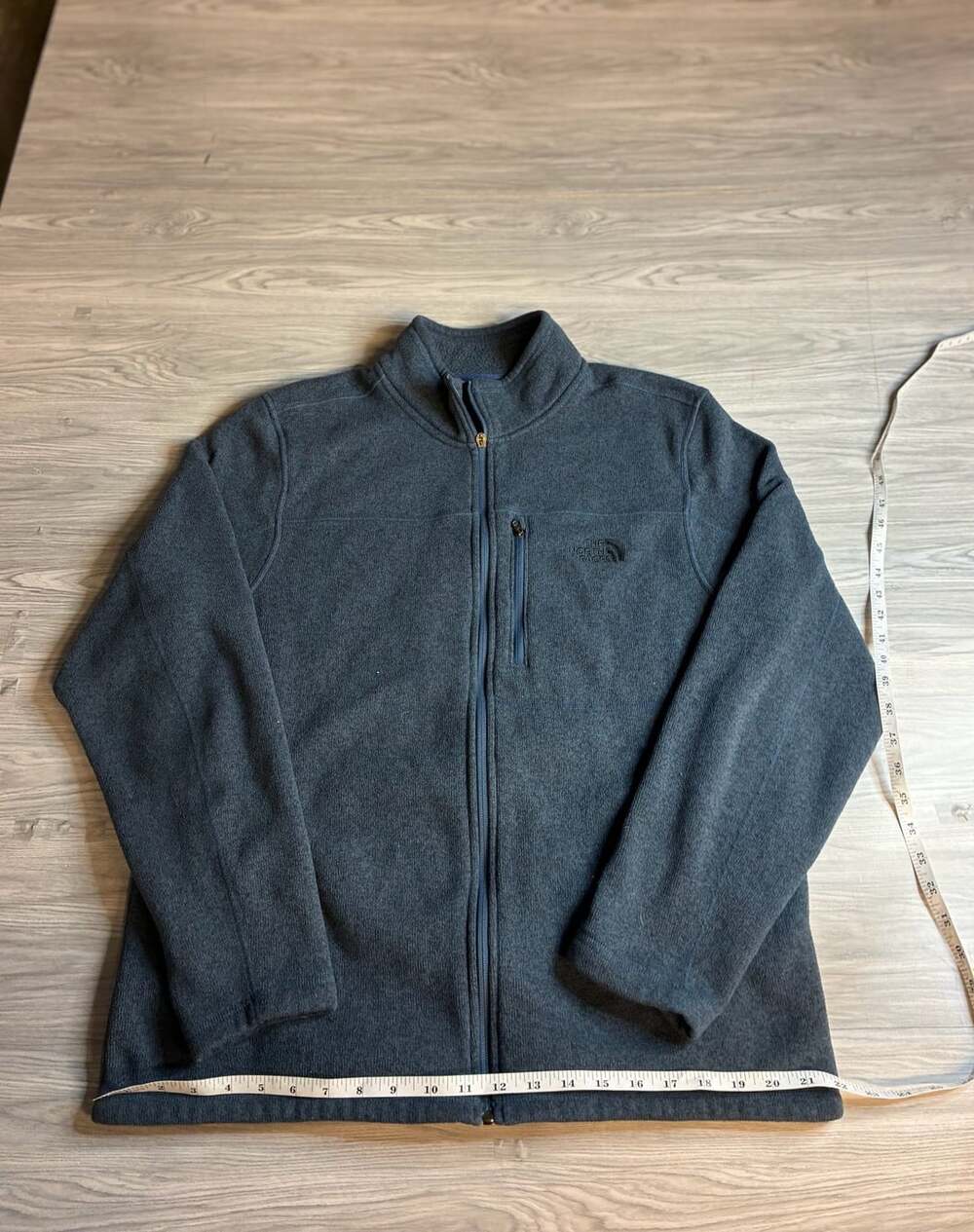 The North Face Full-Zip Fleece Jacket Size XL Gray